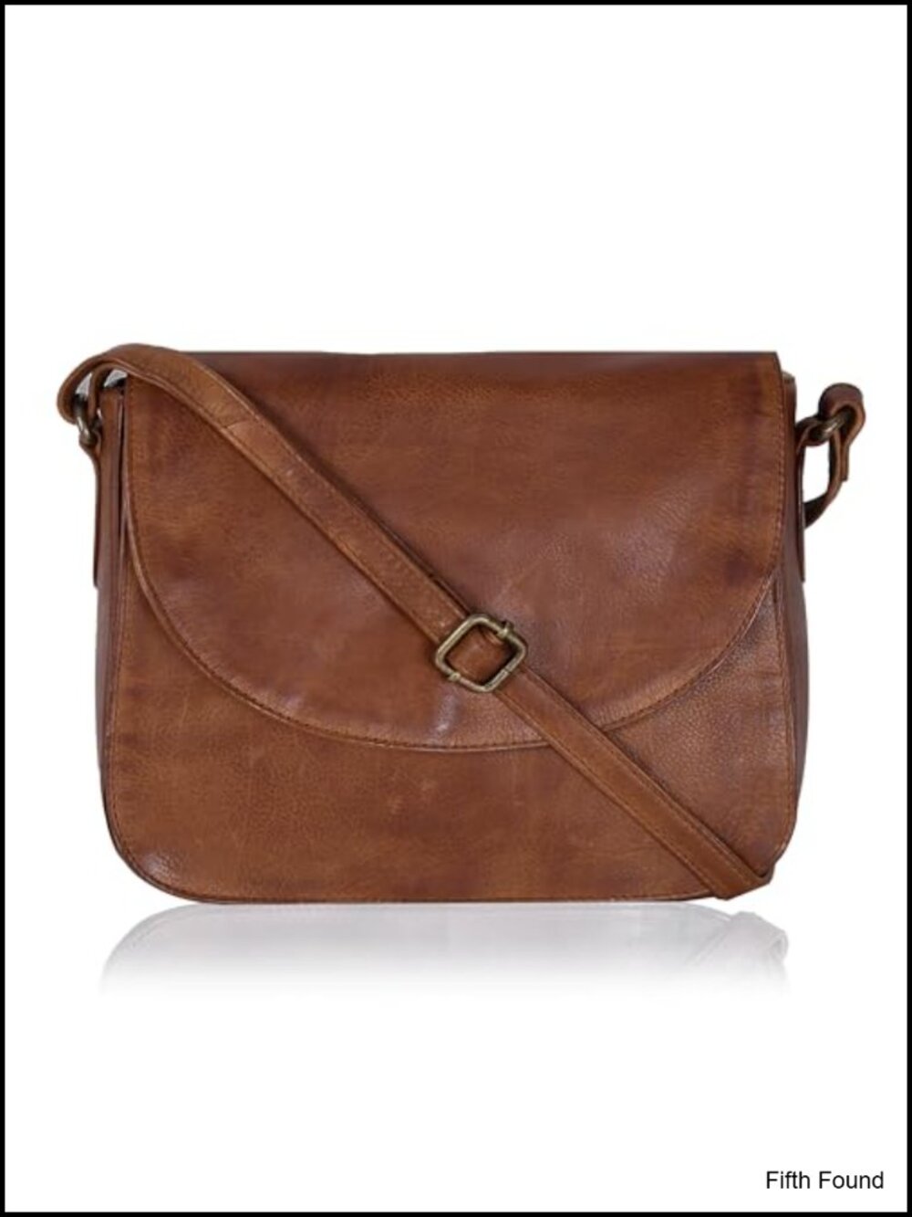 Genuine Leather Crossbody Bag for Women, Adjustable Strap
